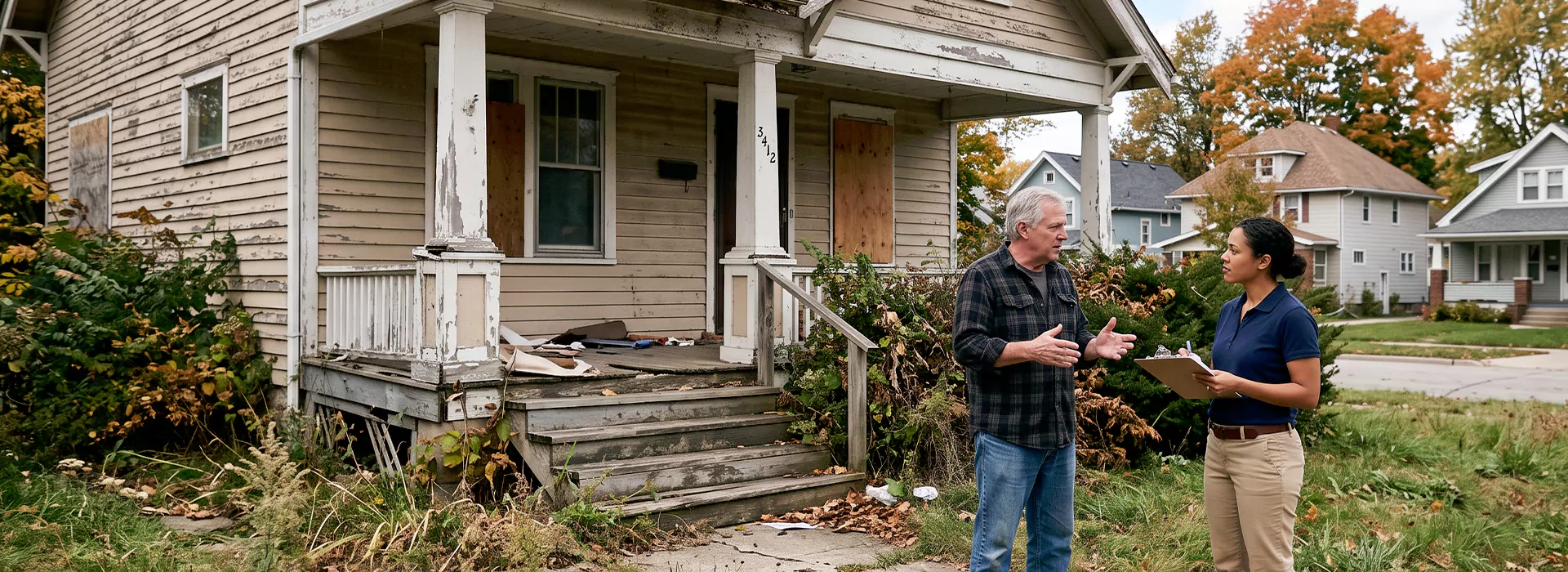 Sell Abandoned House Fontana, CA
