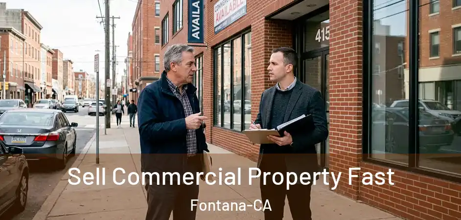  Sell Commercial Property Fast Fontana-CA