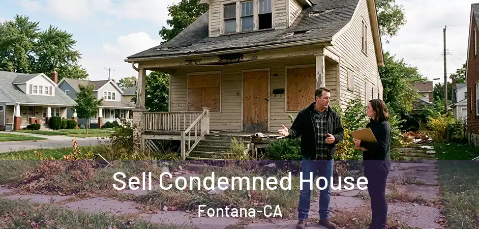 Sell Condemned House Fontana-CA
