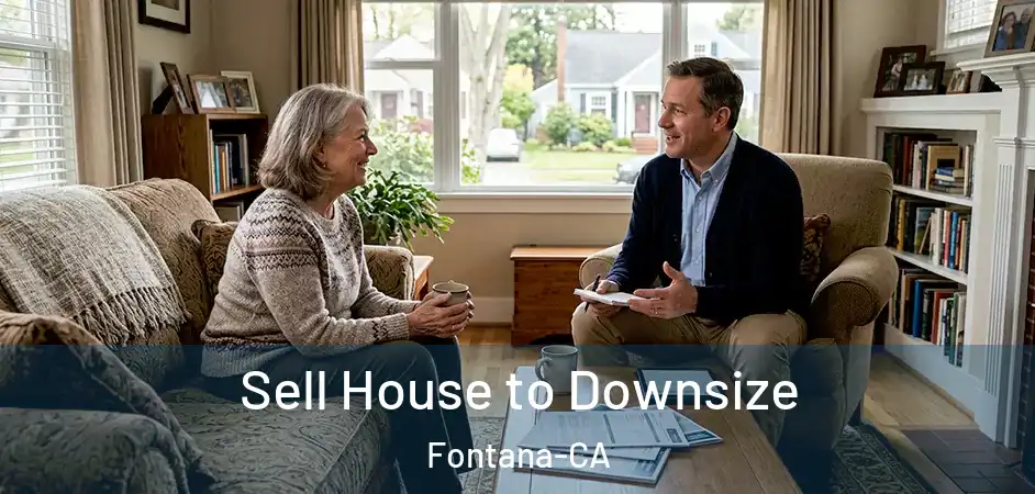 Sell House to Downsize Fontana-CA