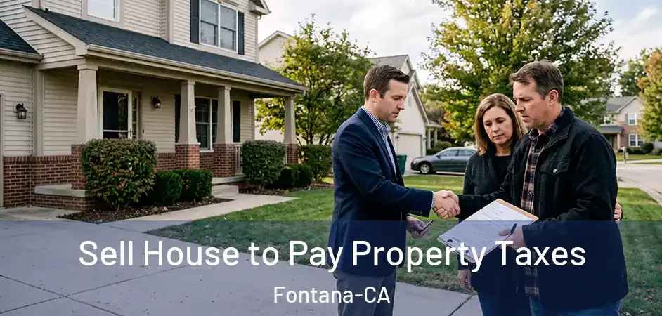Sell House to Pay Property Taxes Fontana-CA