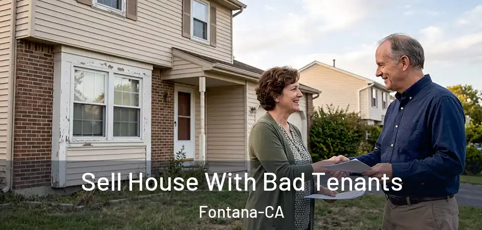 Sell House With Bad Tenants Fontana-CA