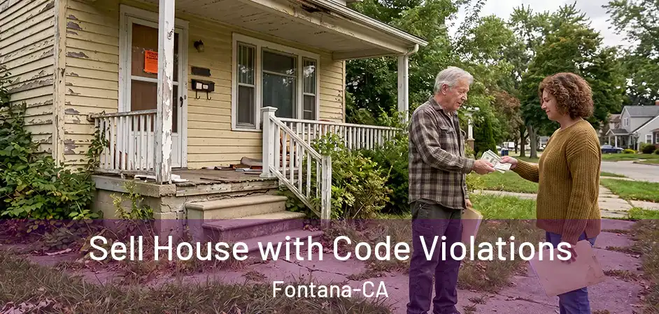  Sell House with Code Violations Fontana-CA