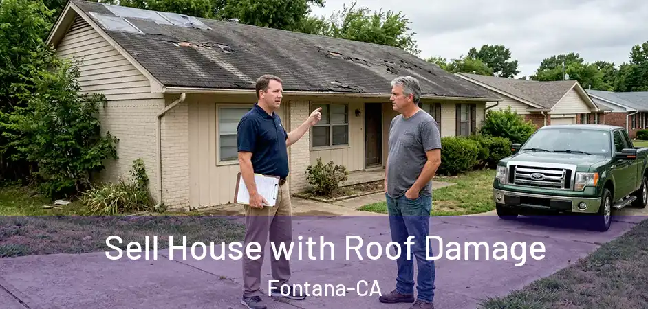  Sell House with Roof Damage Fontana-CA