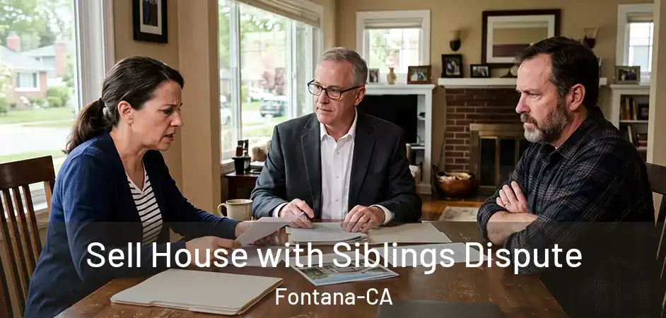 Sell House with Siblings Dispute Fontana-CA