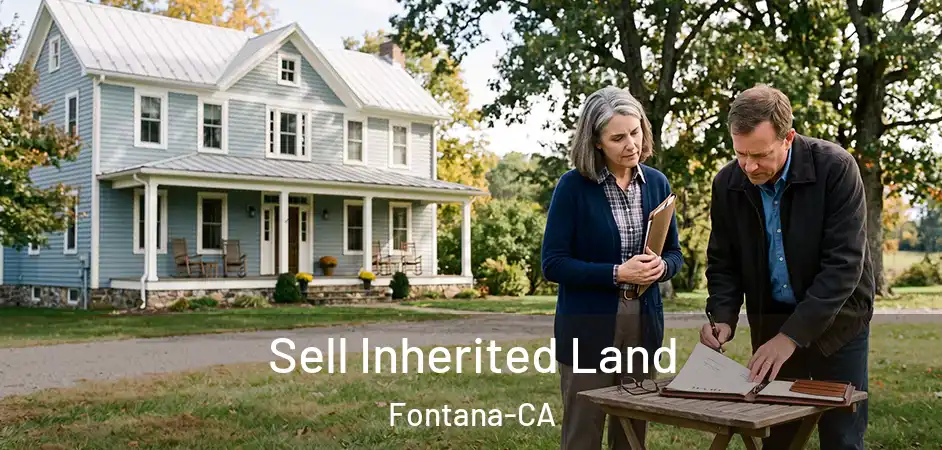  Sell Inherited Land Fontana-CA