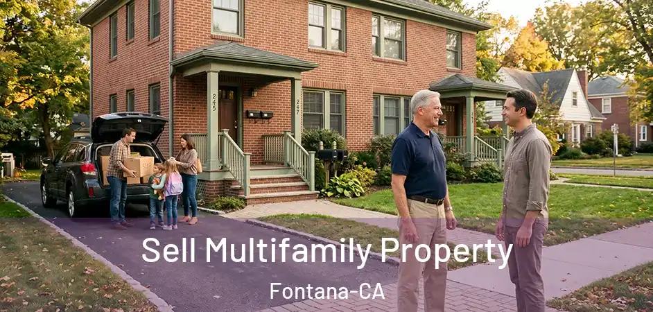  Sell Multifamily Property Fontana-CA
