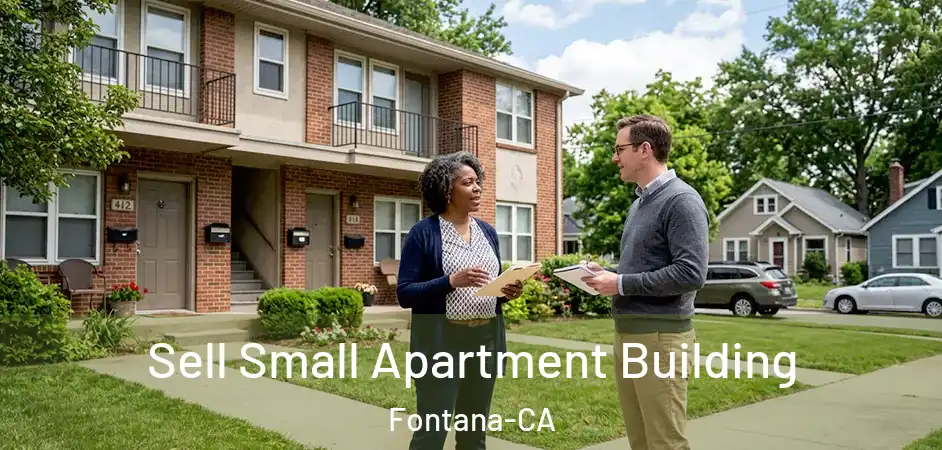  Sell Small Apartment Building Fontana-CA