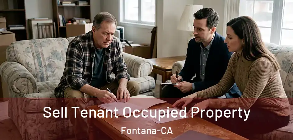 Sell Tenant Occupied Property Fontana-CA