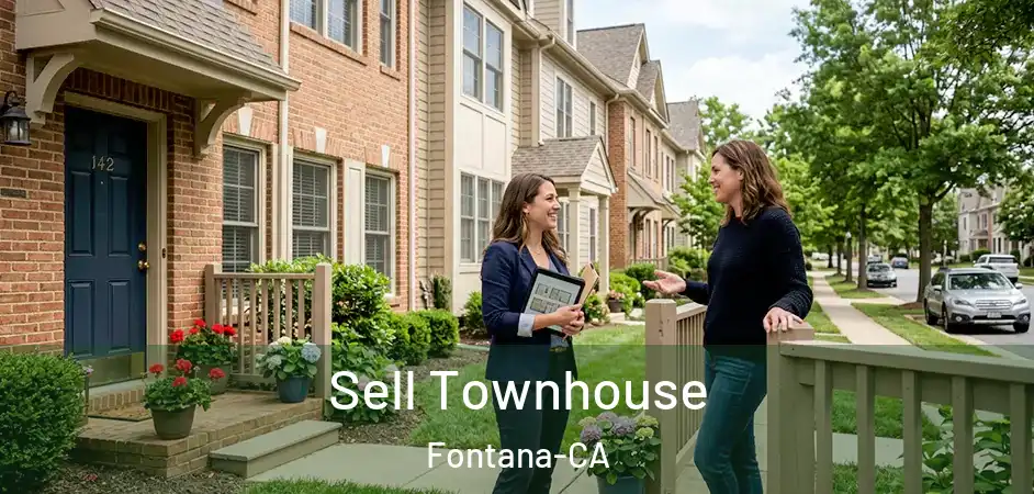 Sell Townhouse Fontana-CA